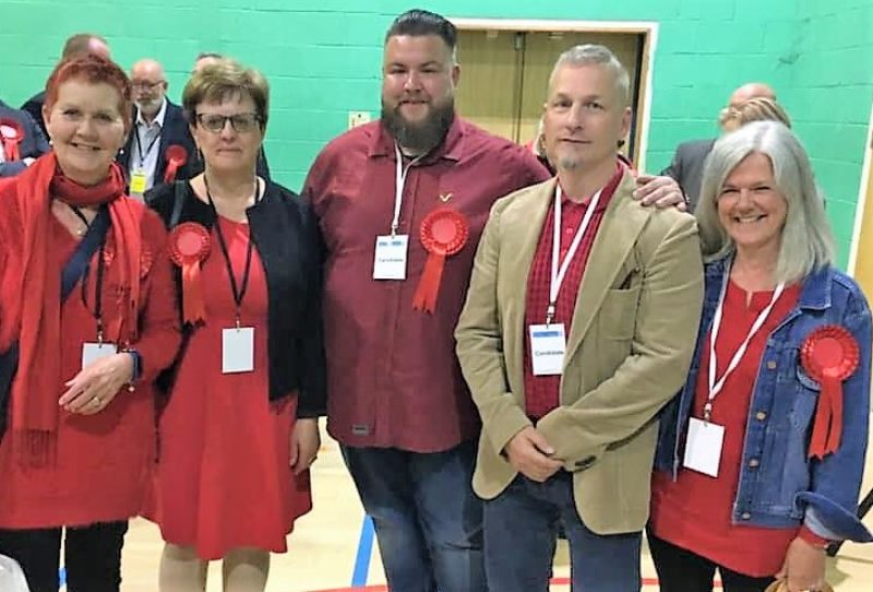 Southport Labour’s five Sefton councillors, from left to right – Mhairi Doyle, Janis Blackburne, Sean Halsall, Greg Myers and Carran Waterfield